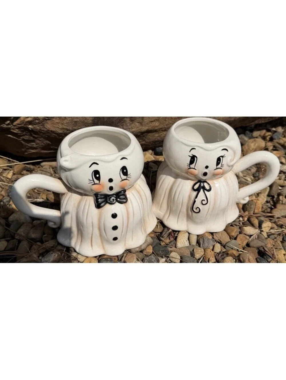 Johanna Parker Halloween Kooky Spooky Ghost Mugs Set